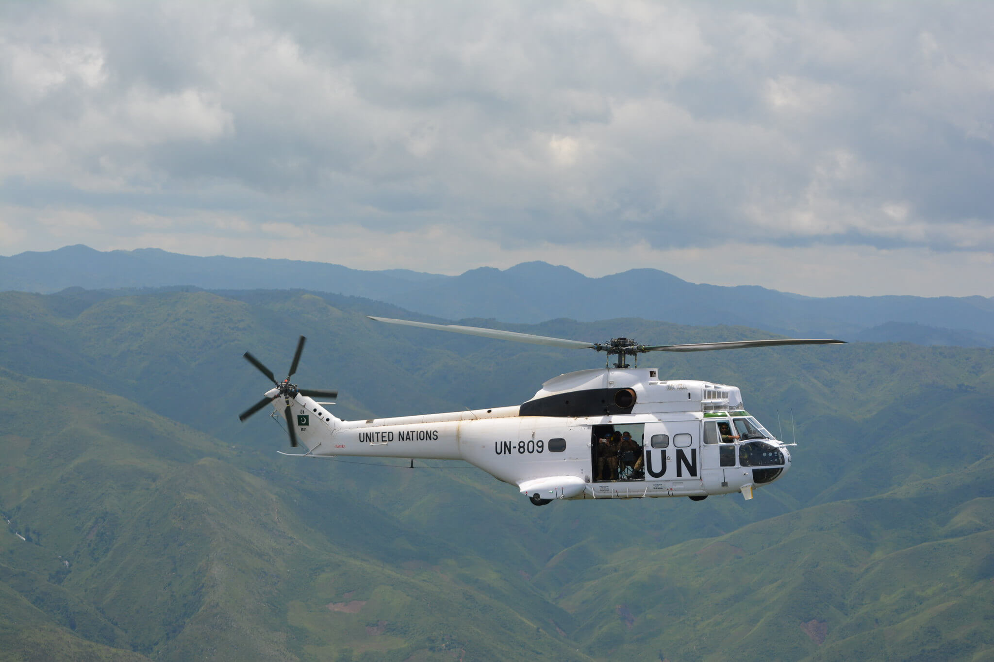 Aerial surveillance mission carried out by the MONUSCO Force. © MONUSCU Photo's/Flickr