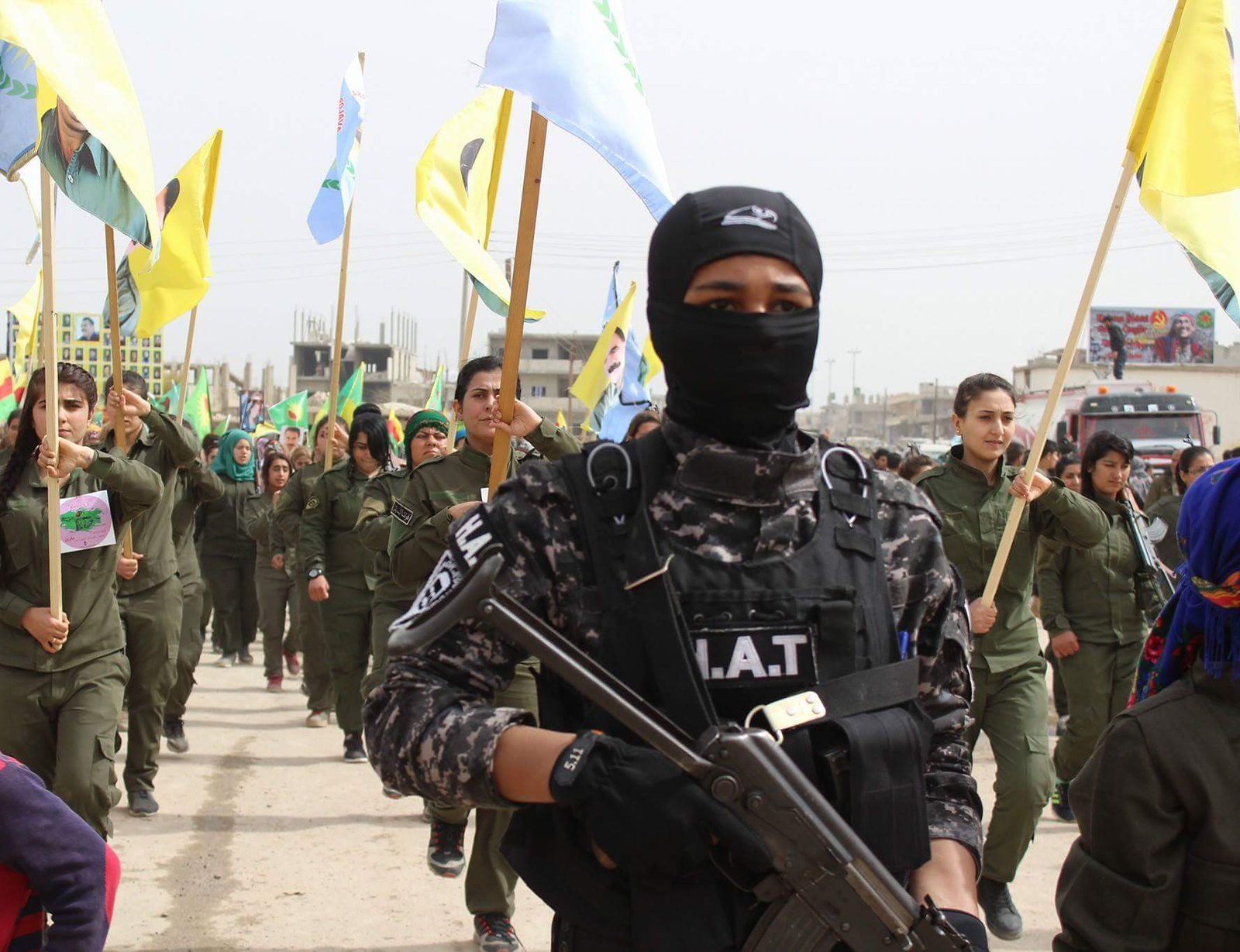 Koerdische YPG-strijders in maart 2018 © Kurdish Struggle - Flickr.jpg