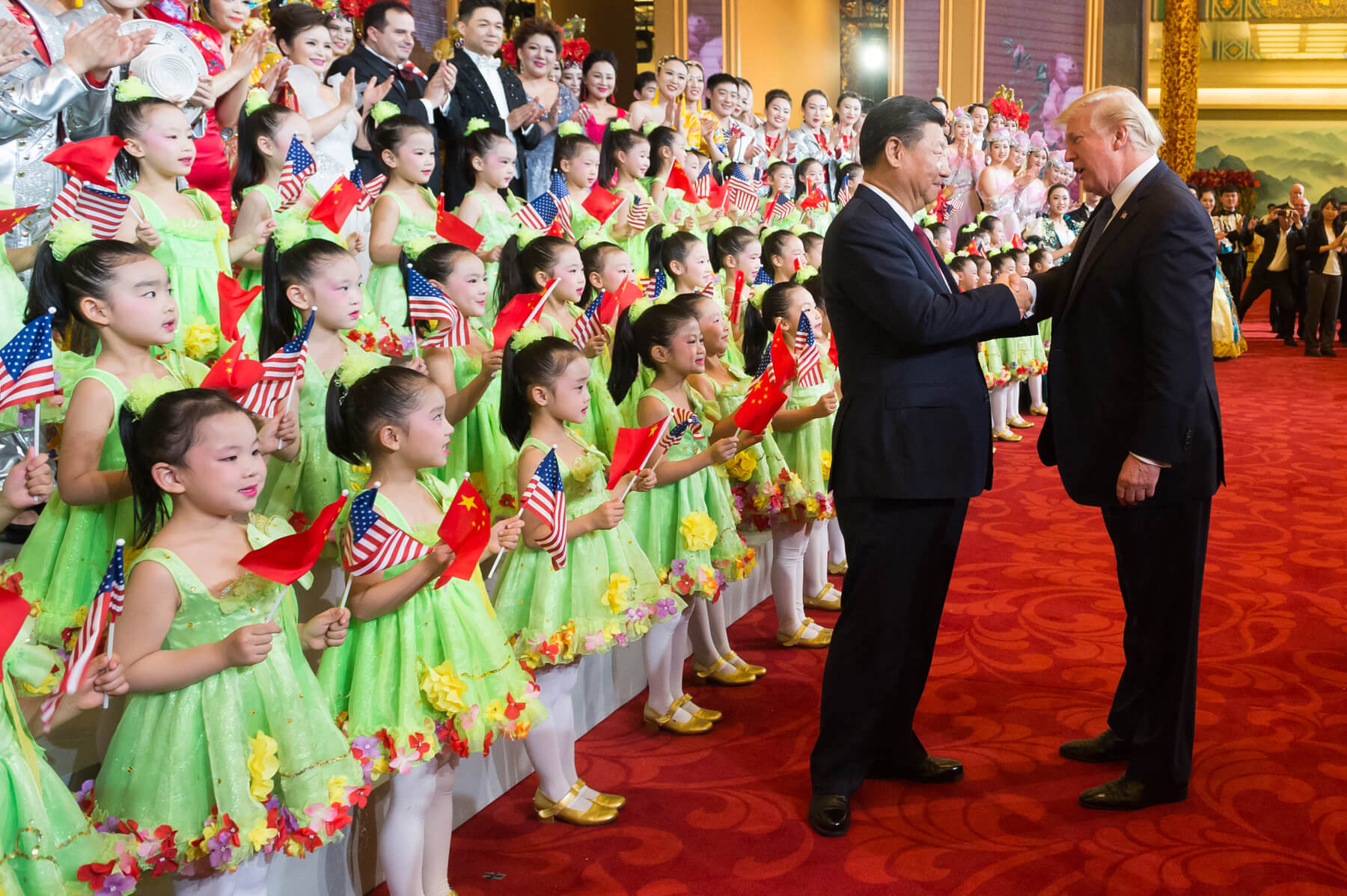 President Trump bezoekt zijn collega Xi Jinping in november 2017