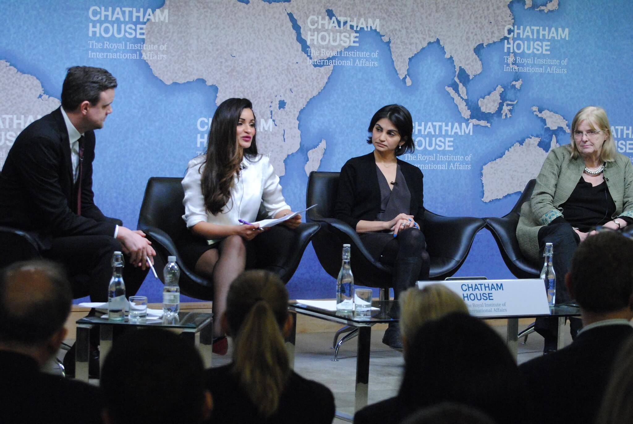 Bijeenkomst 'The Future for Women in Saudi Arabia' in 2017 in Chatham House, Londen. © Chatham House / Flickr