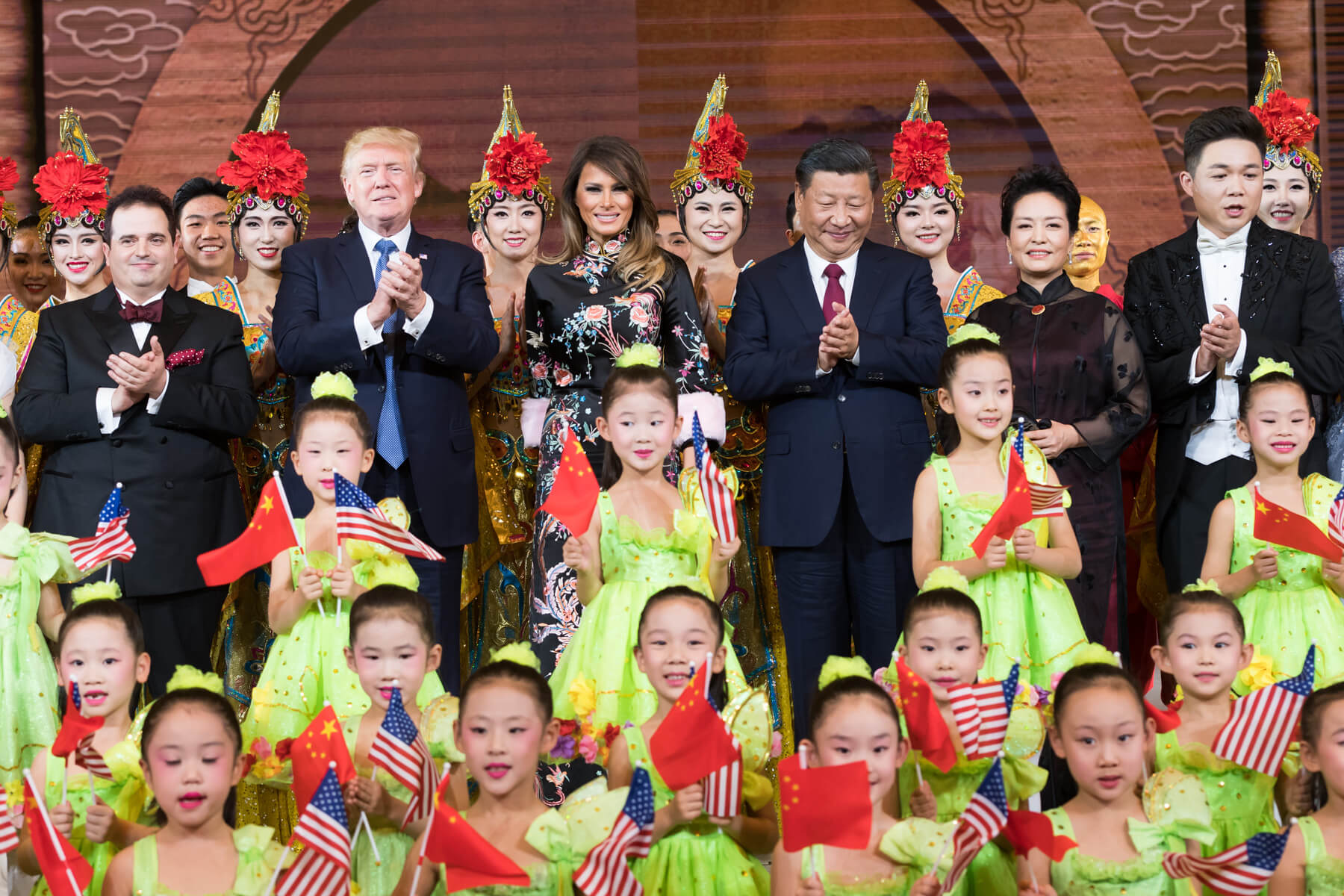 Yinhong - President Donald J. Trump and President Xi Jinping during Trump's visit to China in November 2017. PAS China 