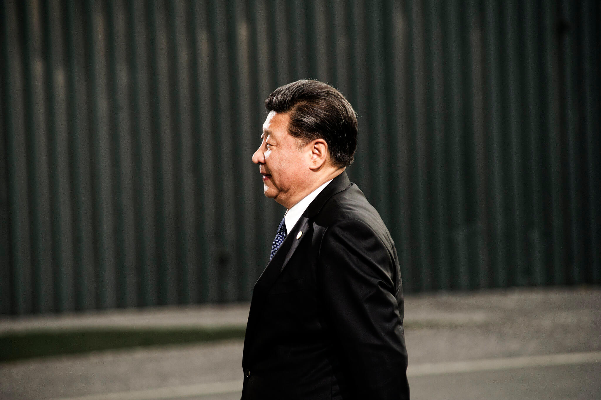 Chinese president Xi Jinping arrives at a meeting in Paris. © COP PARIS/Flickr