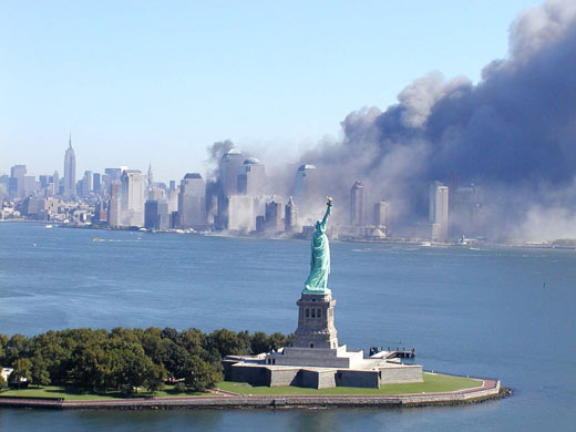 De aanslagen op 11 september 2001, New York.