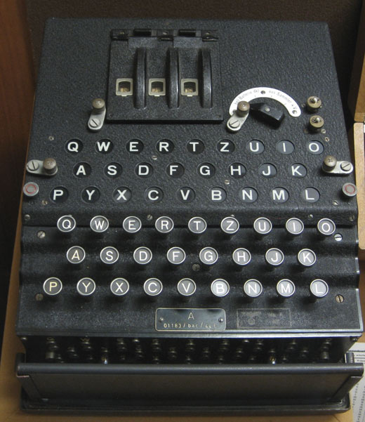 Een Duitse Enigma machine