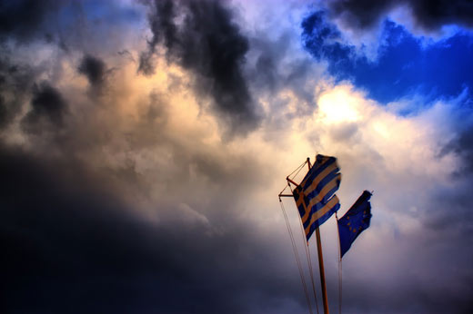 De Europese toekomst van Griekenland begint steeds grimmiger te zien