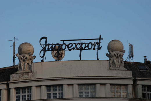 “The internal fragilities countries in the Western Balkans are facing stem from their weak economic performances.” Photo taken in Belgrade, Serbia. Jugoexport was an import-export firm established in 1953. 