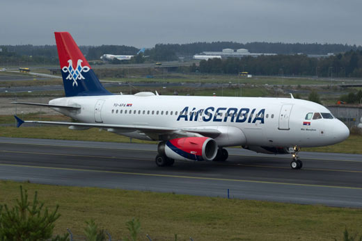 In 2013 the United Arab Emirates bought 49 percent of Air Serbia, the Serbian national air carrier.