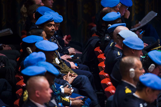 In de VN-Veiligheidsraad wordt in 2016 de rol van de politie tijdens VN-vredesoperaties besproken. 