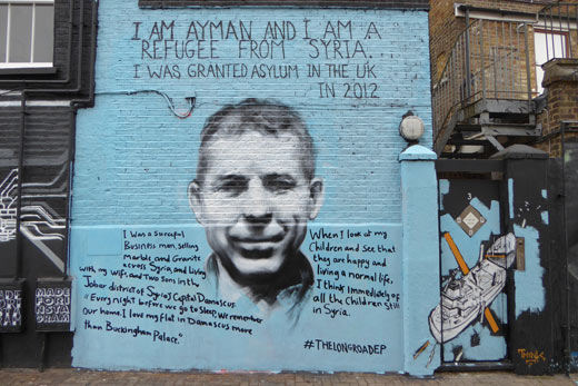 Street art in London 