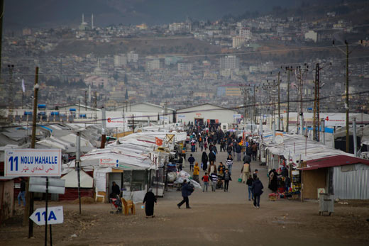 Refugee camp Kahramanmaras in Turkey, 2016