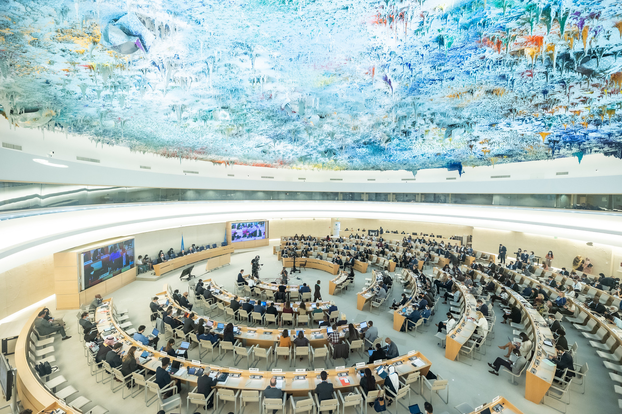 51e sessie van de Mensenrechtenraad van de Verenigde Naties in Genève, Zwitserland, op 12 september 2022. © Pierre Albouy / UN Geneva via Flickr