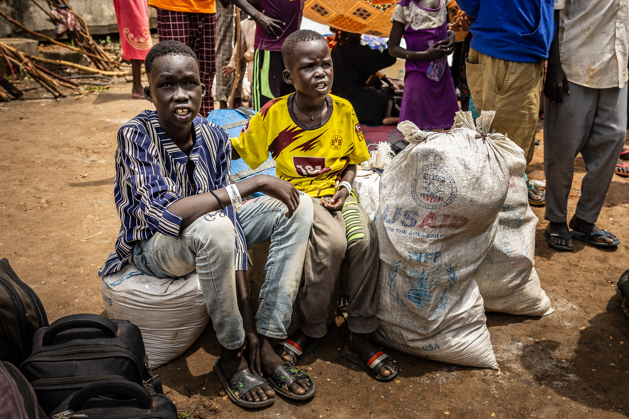 PoC site in Malakal, a border town in South Sudan that sees a daily influx of people seeking humanitarian support. © Gregório Cunha/UNMISS via Flickr