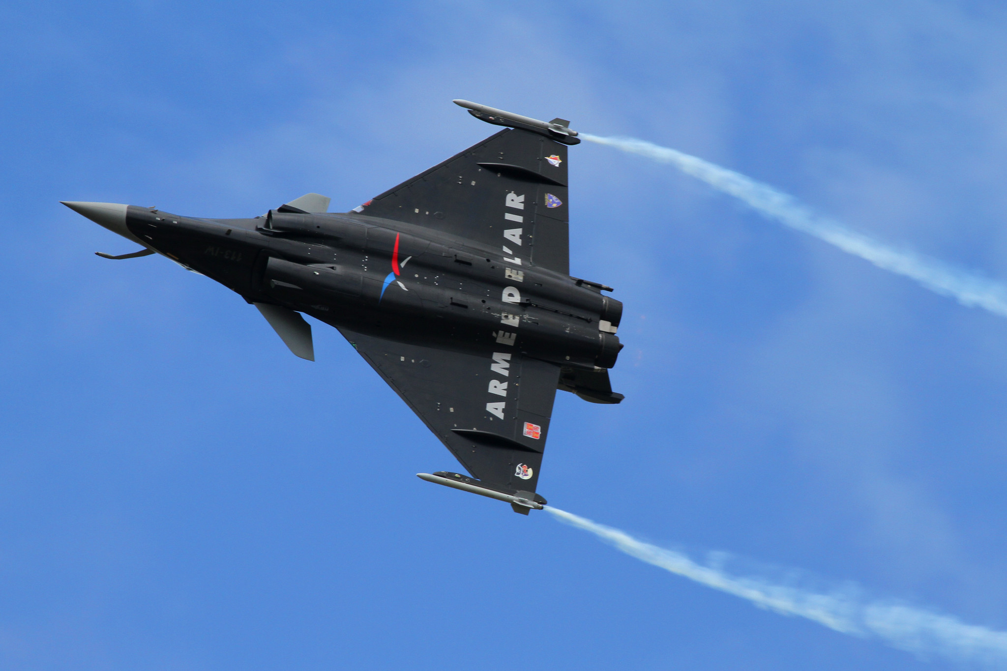 Frans multirole-gevechtsvliegtuig Dassault Rafale B, 17 juli 2011. © Ronnie Macdonald from Chelmsford (UK) via Flickr.