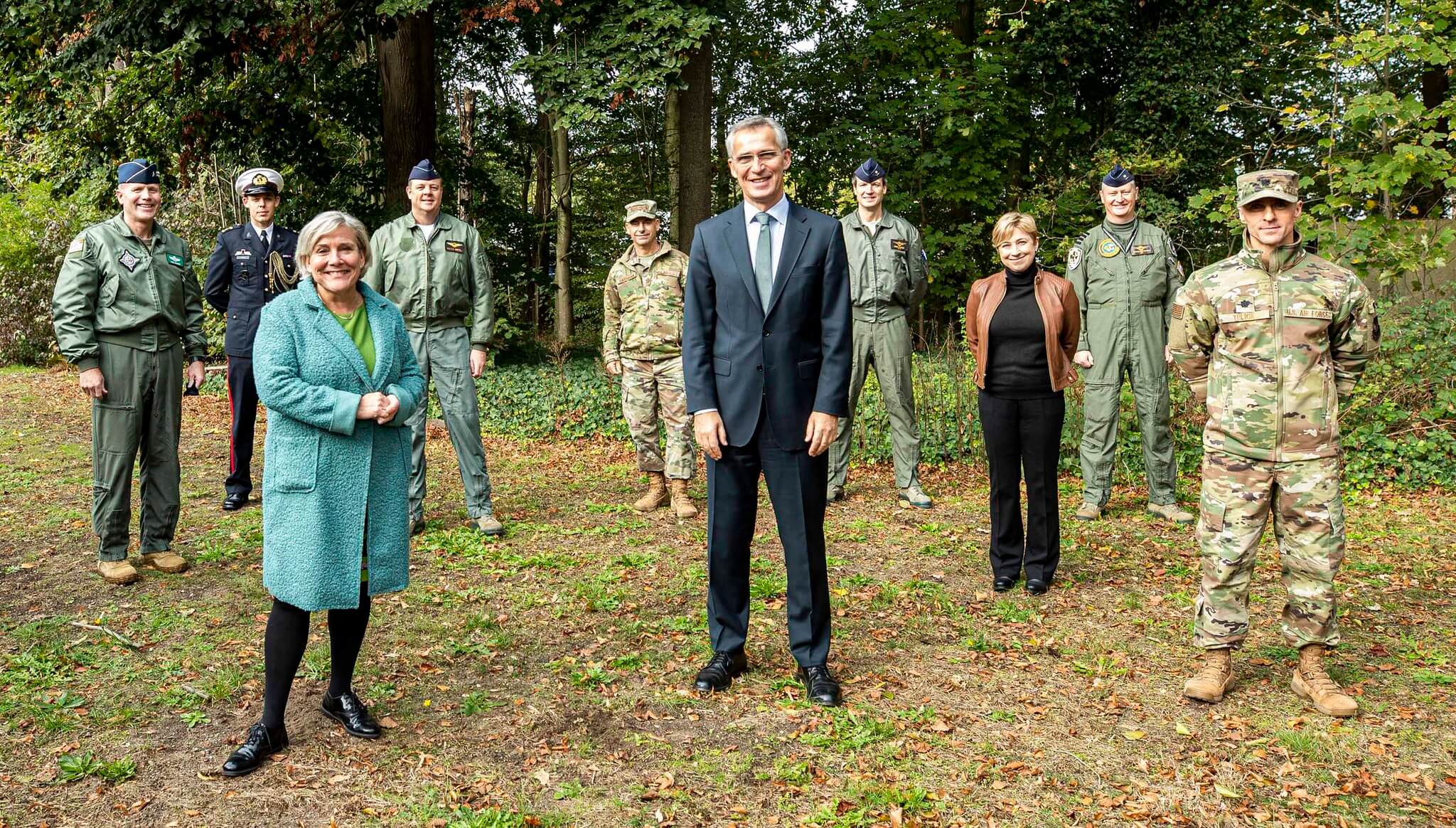 Aflevering 3 Serie NL Kiest-NATO Secretary General Jens Stoltenberg attends NATO’s annual nuclear exercise at Volkel airbase in the Netherlands alongside Dutch Defence Minister Ank Bijleveld in 2020. NATO