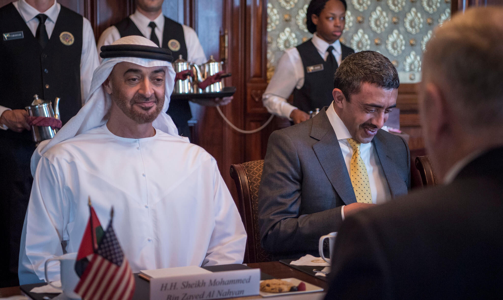 Aarts - Mohammed bin Zayed in 2017. US Secretary of Defense