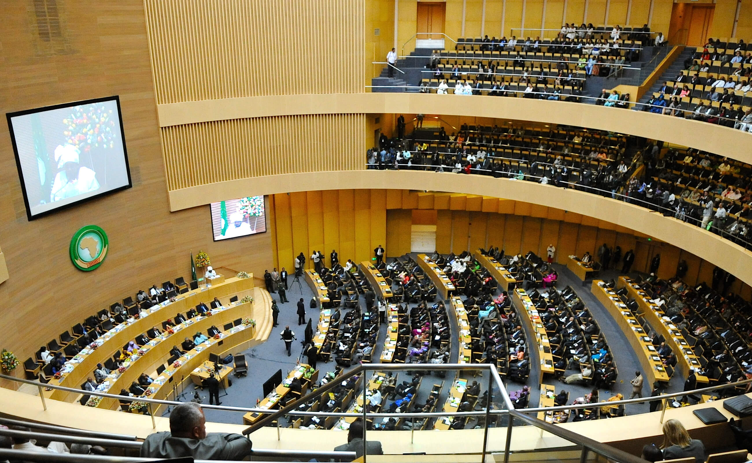Het 50-jarige jubileum van de Afrikaanse Unie in Addis Ababa, Ethiopië op 25 mei 2013. © Wikicommons