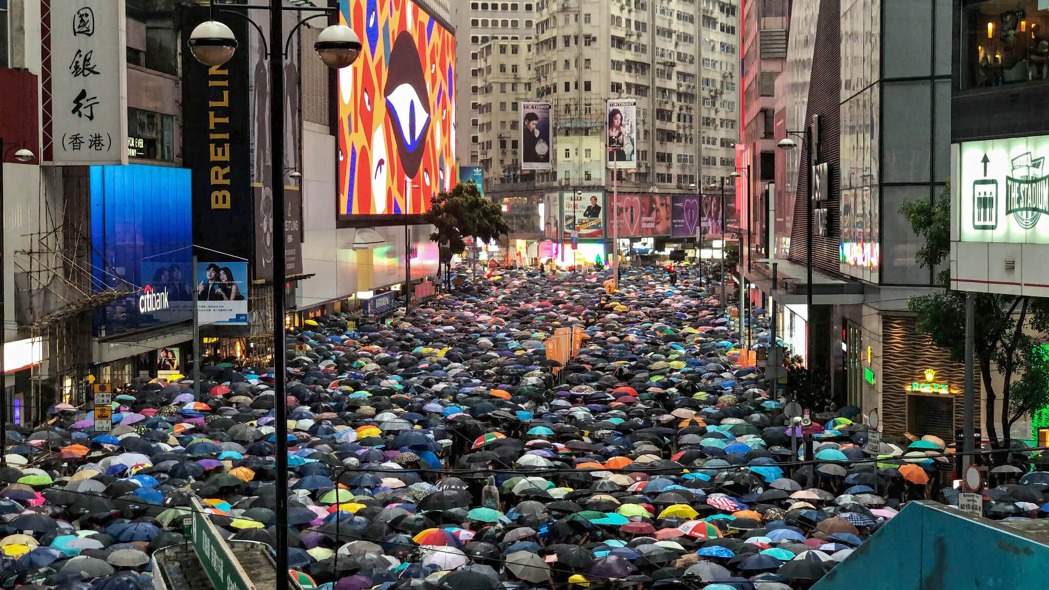 Hong Kong anti-extradition bill protest, 20 August 2019. © Studio Incendo / Flickr