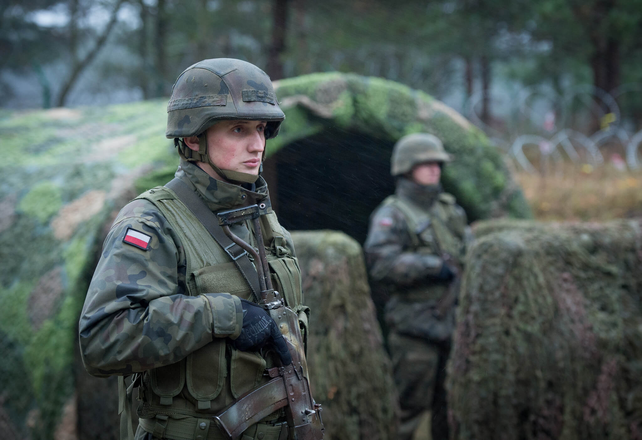 polish soldier in latvia NATO 