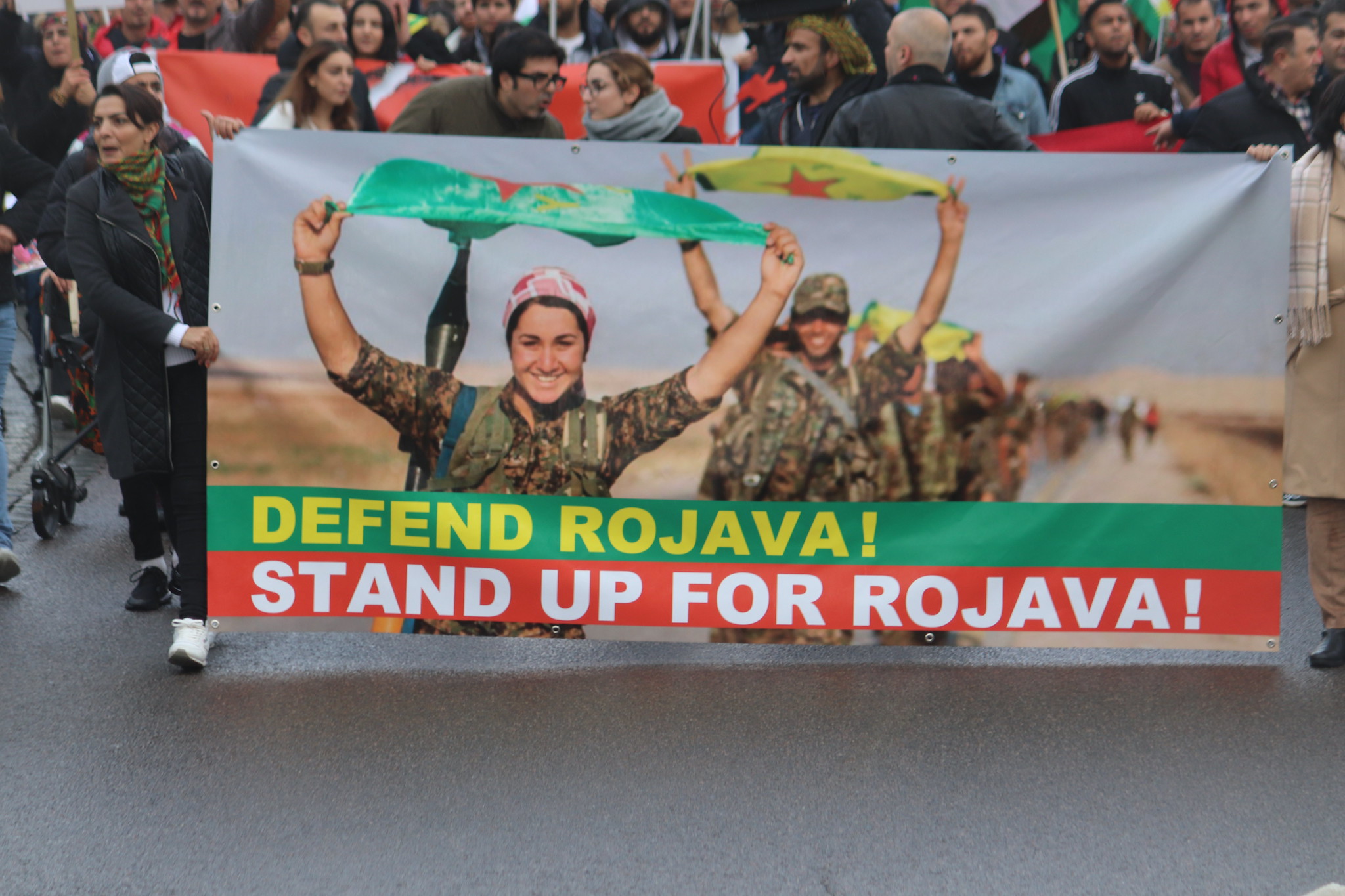 Pro-Koerdische demonstratie in Oslo op 14 oktober. © GGAADD - Flickr