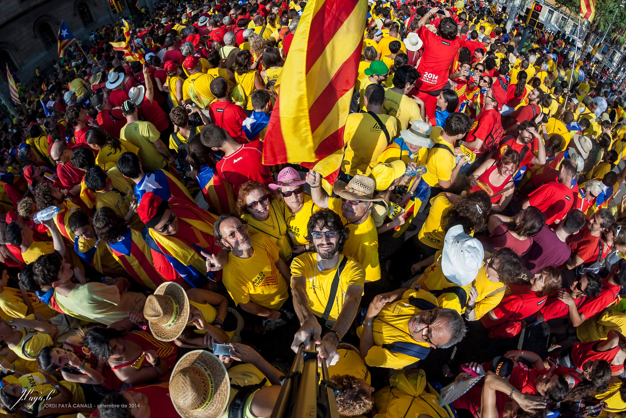 Catalaans protest in Barcelona, 2014. © Jordi Payà Canals - Flickr