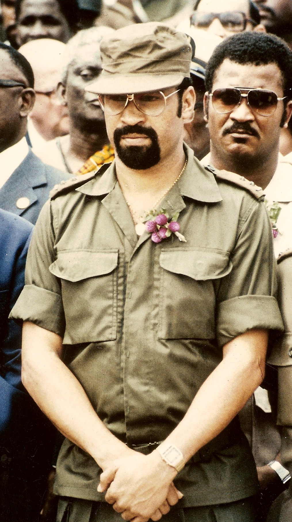 Desi Bouterse in 1985. Wikimediacommons