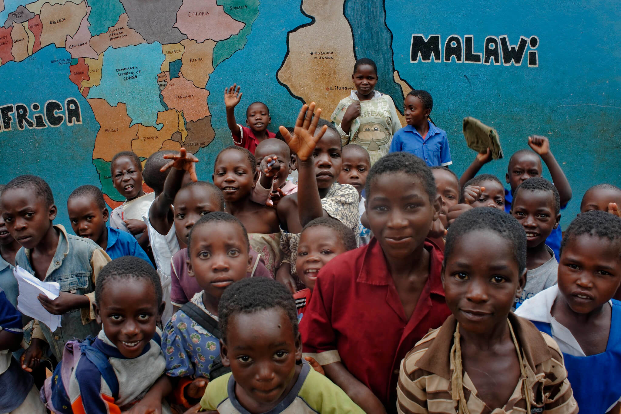 Dietz-Kinderen in Malawi, 2013. International Labour Organization ILO - Marcel Crozet - Flickr 