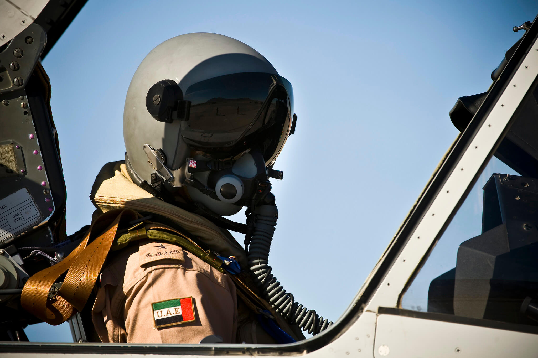 Gilboa-A United Arab Emirates Air Force pilot in 2013 at Nellis Air Force Base, Nevava. - Robert Sullivan - Flickr
