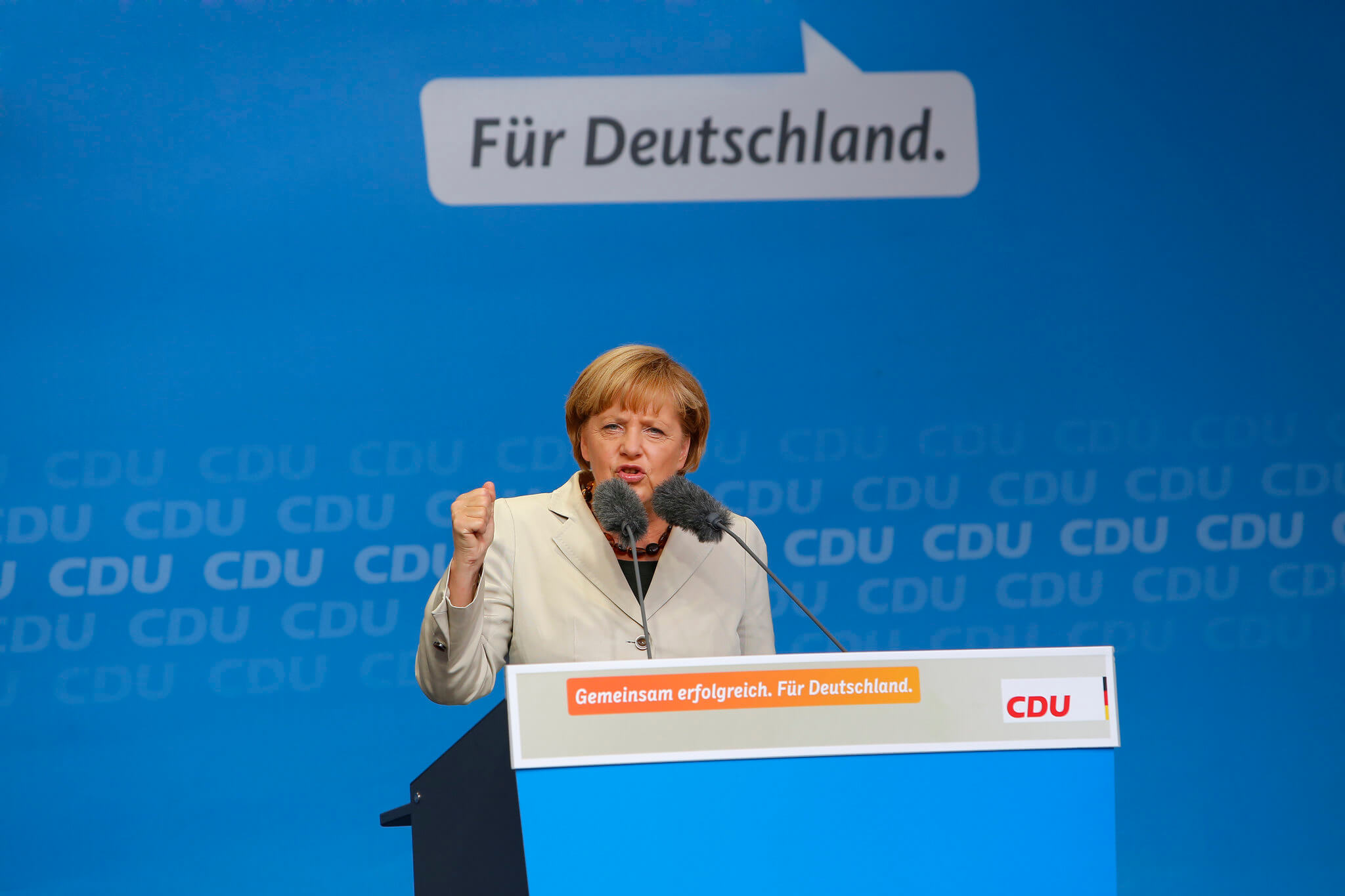 Guerot - Angela Merkel in 2013. Tim Reckmann - Flickr