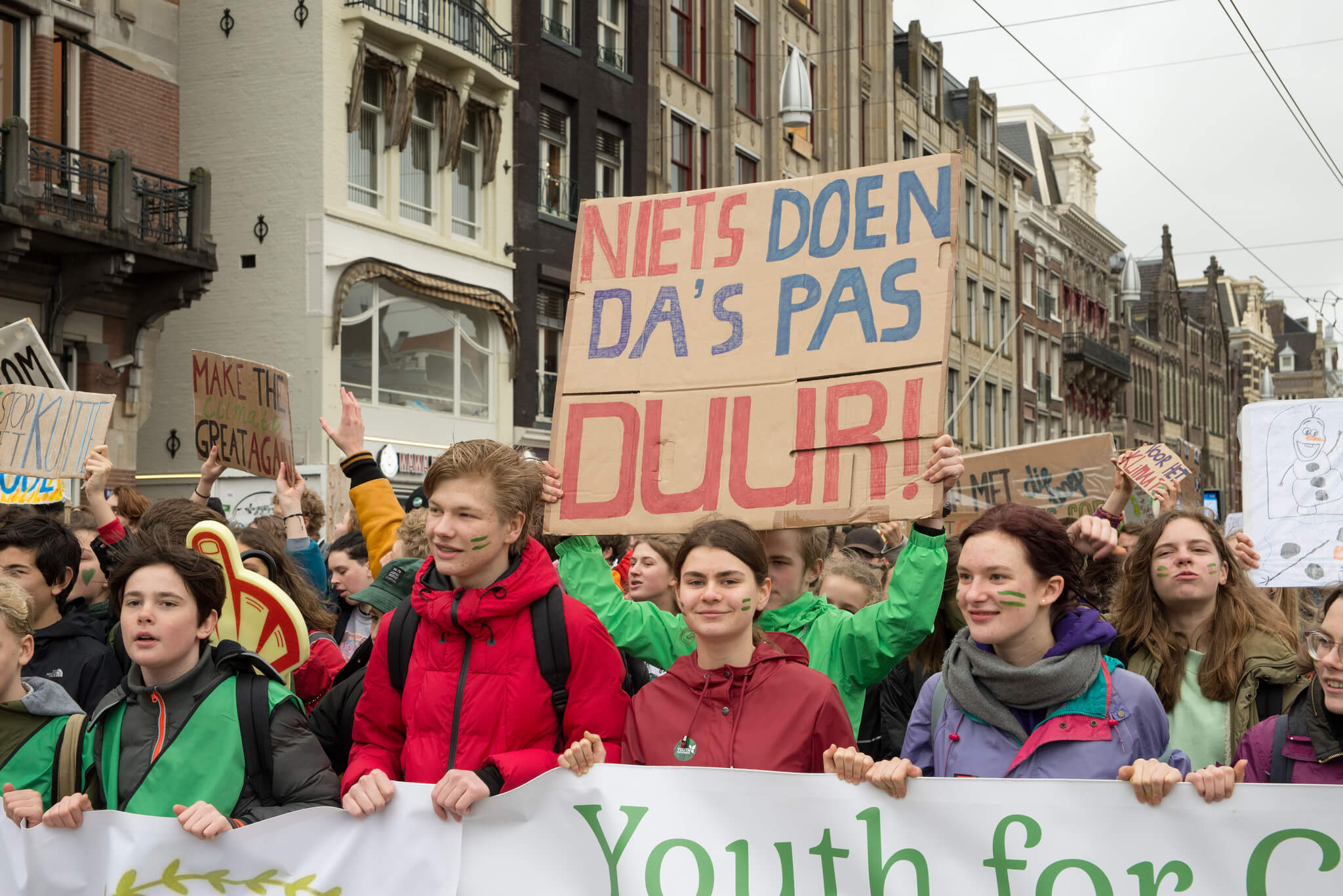 Klimaatprotest Amsterdam