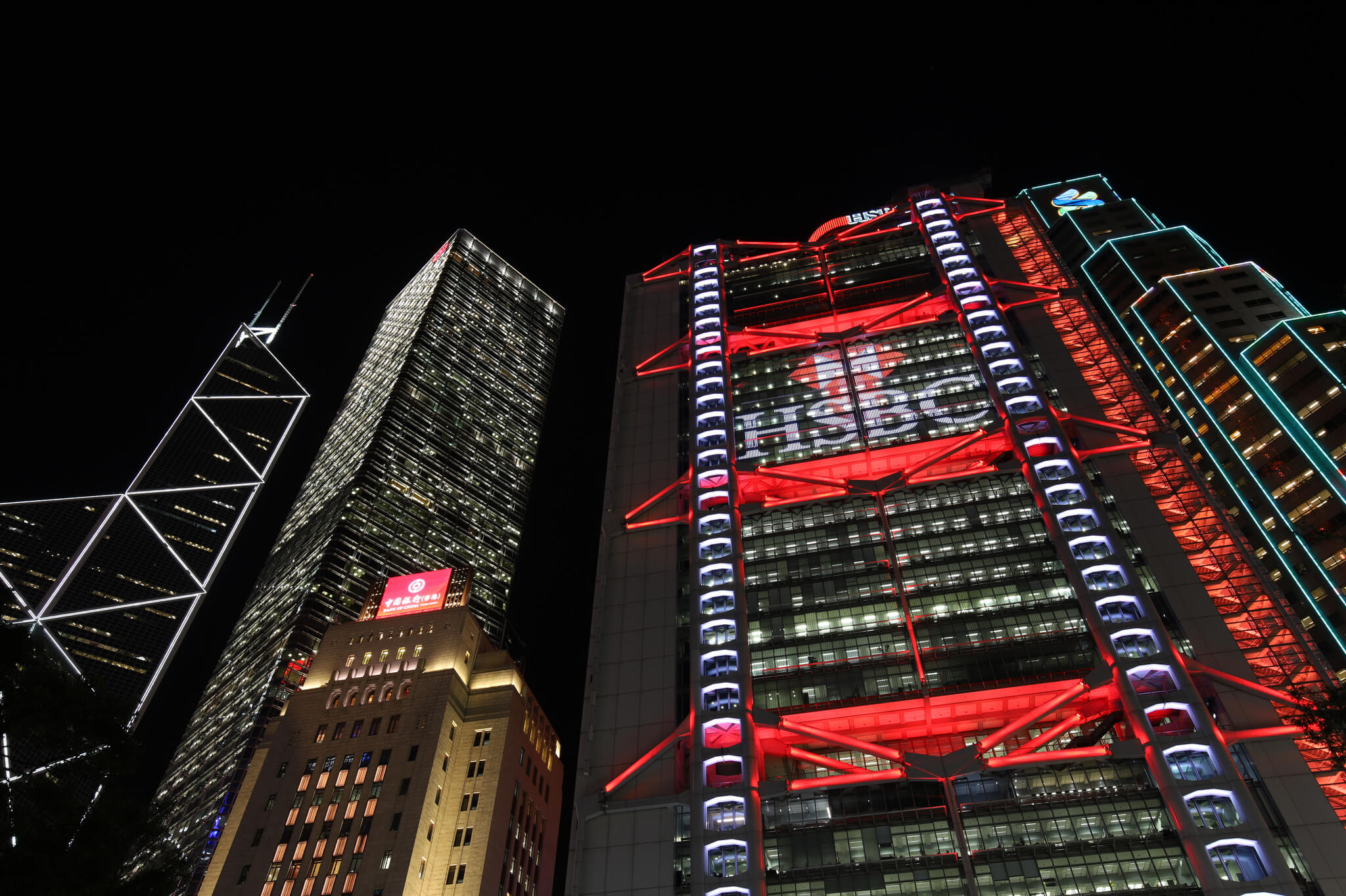 Bankgebouwen in Hong Kong - Kwok Ho Eddie Wong - Flickr