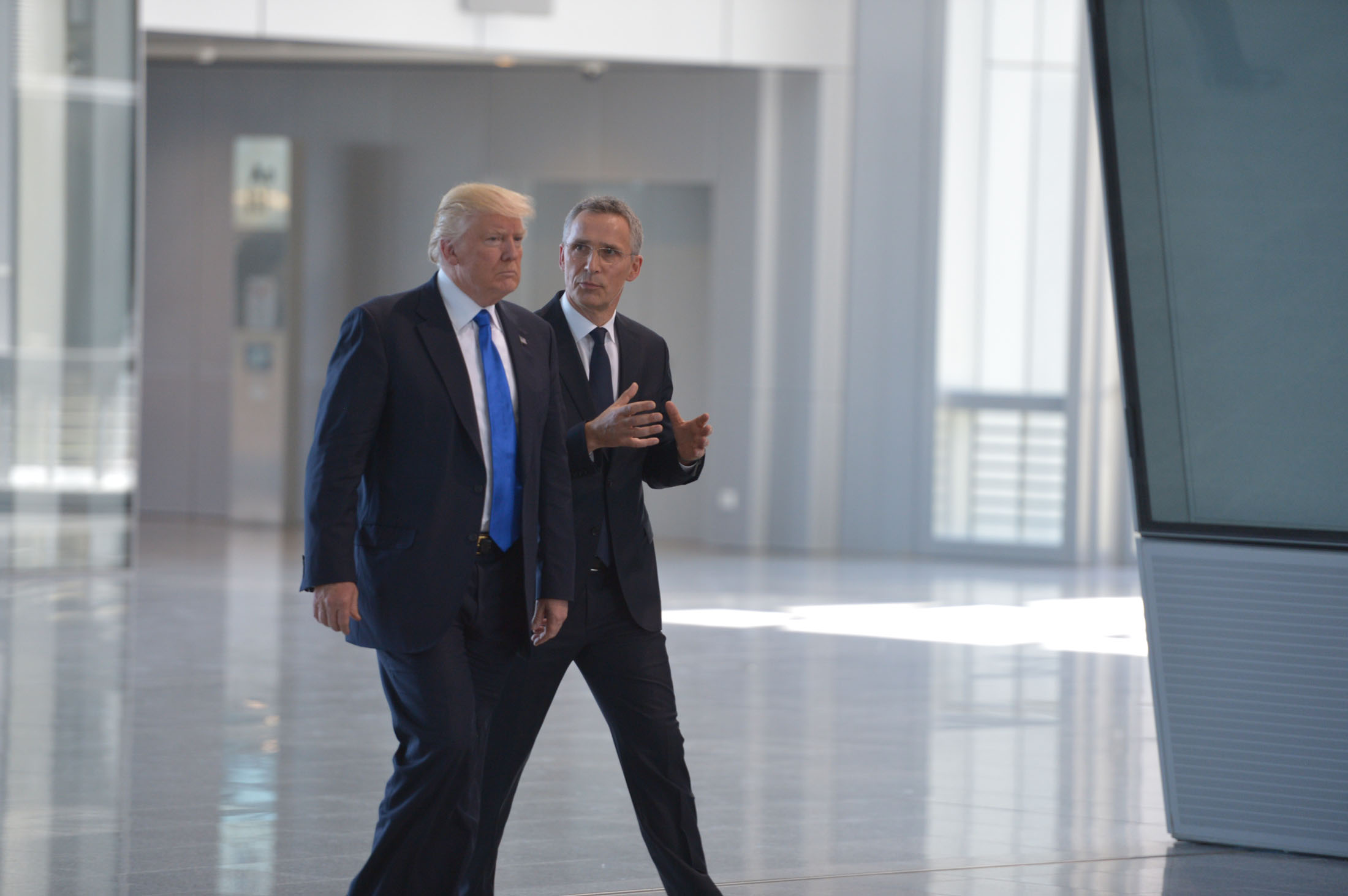 Janssens-Arrival of the President of the United States - Meeting of NATO Heads of State and Government in Brussels -25may-source-nato