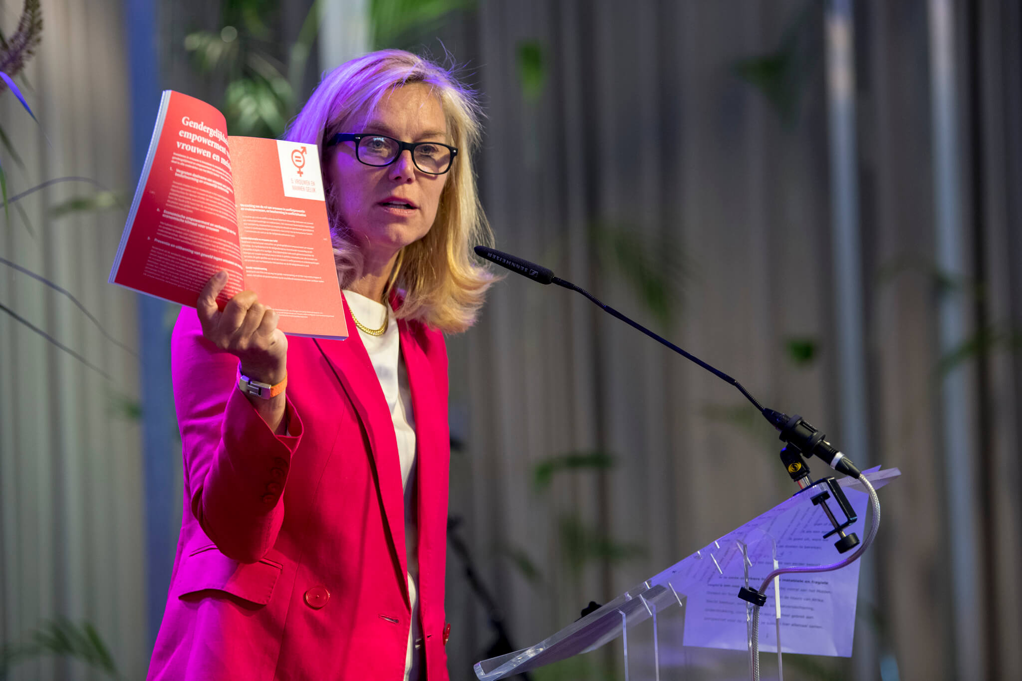 Kleinrensink-foto2-Minister Kaag presenteerde in mei 2018 haar beleidsnota Investeren in Perspectief