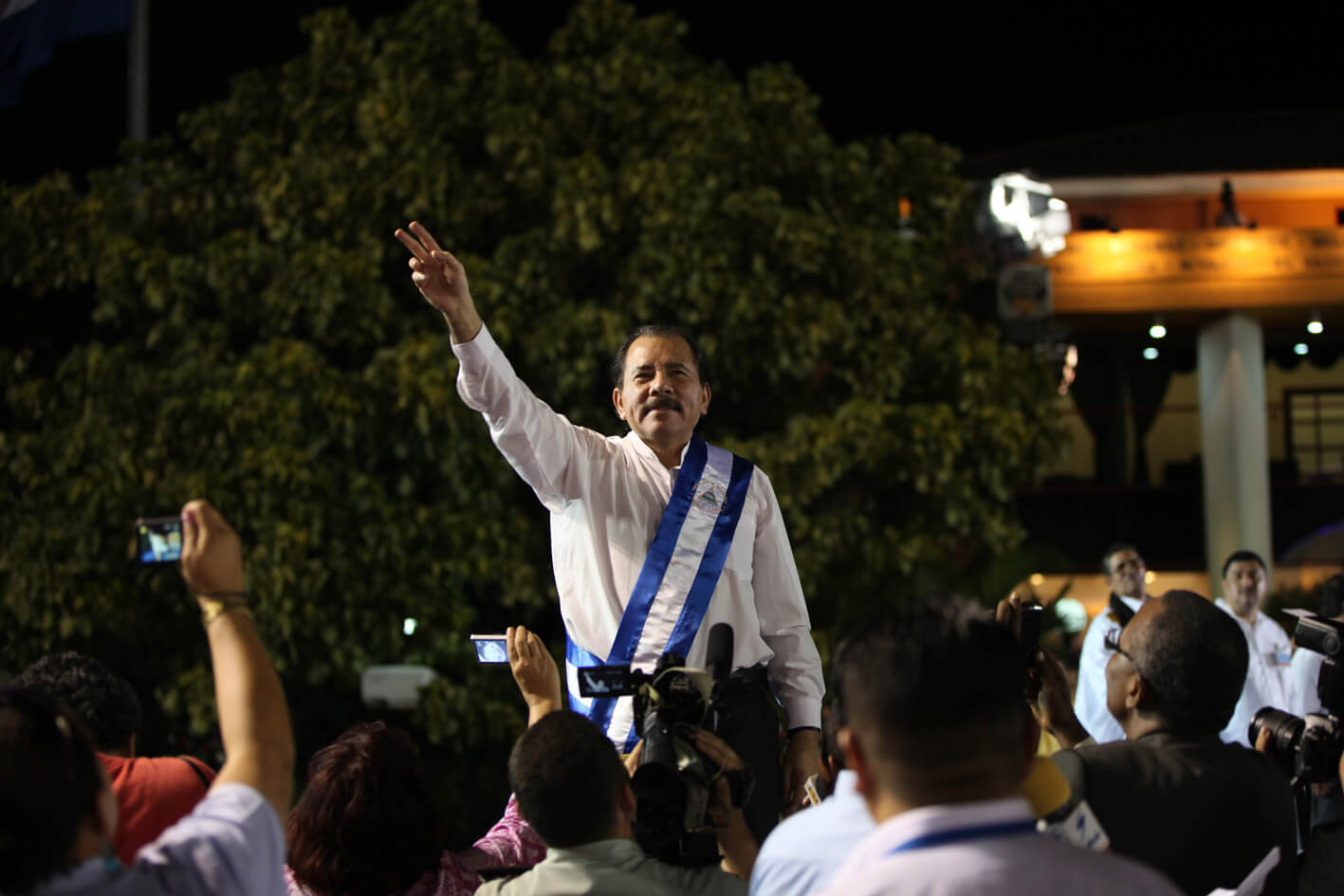 Daniel Ortega © Wikimedia Commons.