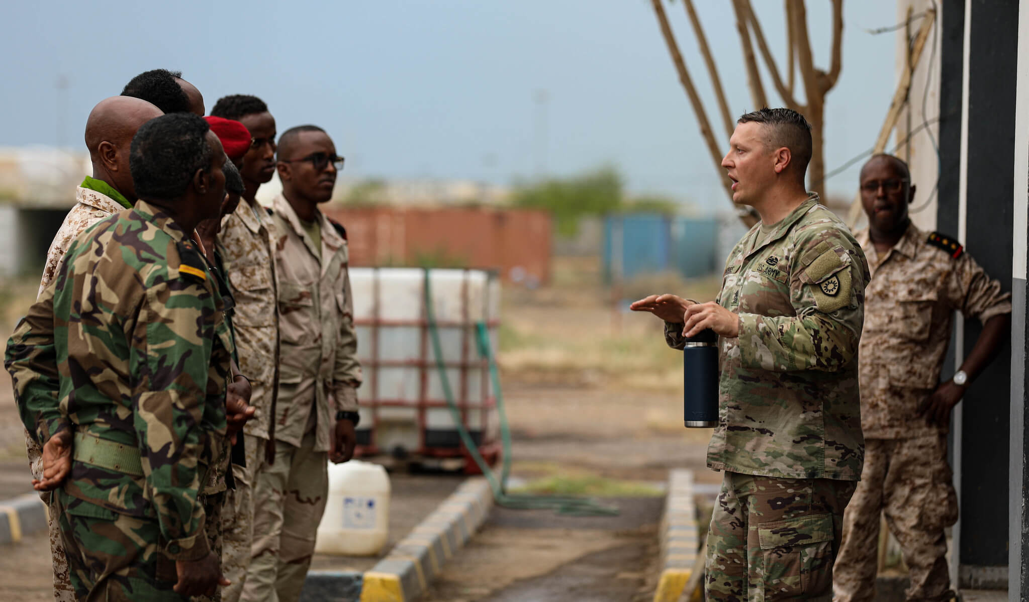 Kentucky National Guard Engineers traveled  to Camp Lemonier, Djibouti in August 2021 to conduct training with the Djiboutian military. © Kentucky National Guard PA