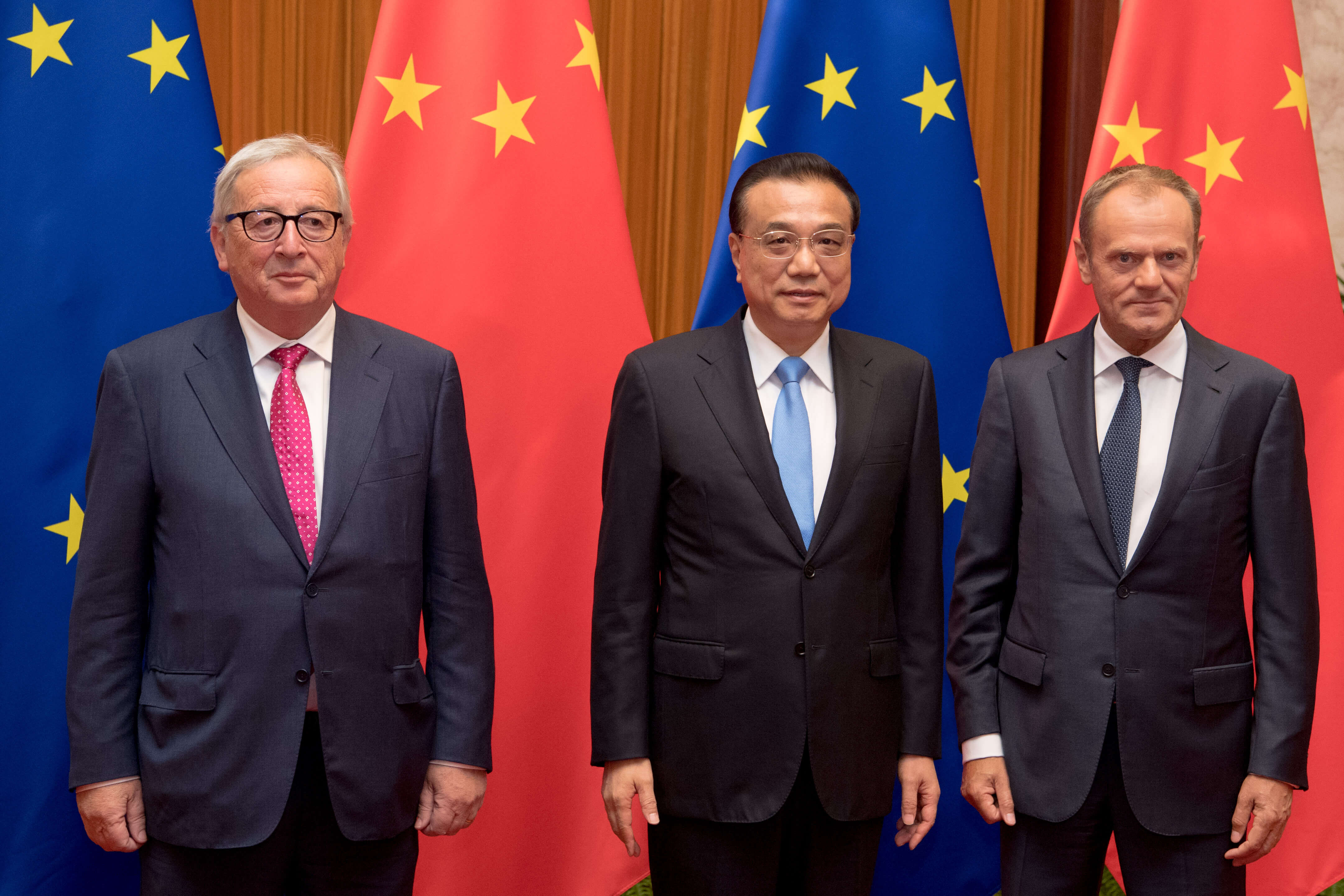 Juncker, Li Kequang and Tusk