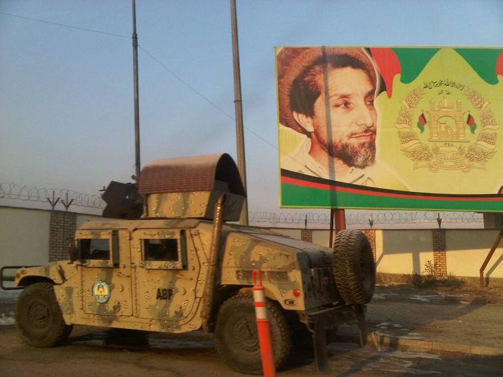 Malejacq - Image of military commander Ahmad Shah Massoud in Afghanistan in 2013. Andrew Wiseman - Flickr