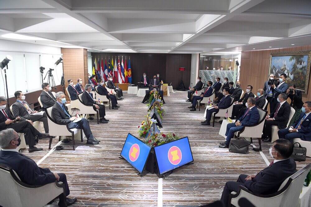 Mezzera - ASEAN leaders' meeting in April 2021. Prachatai - Flickr