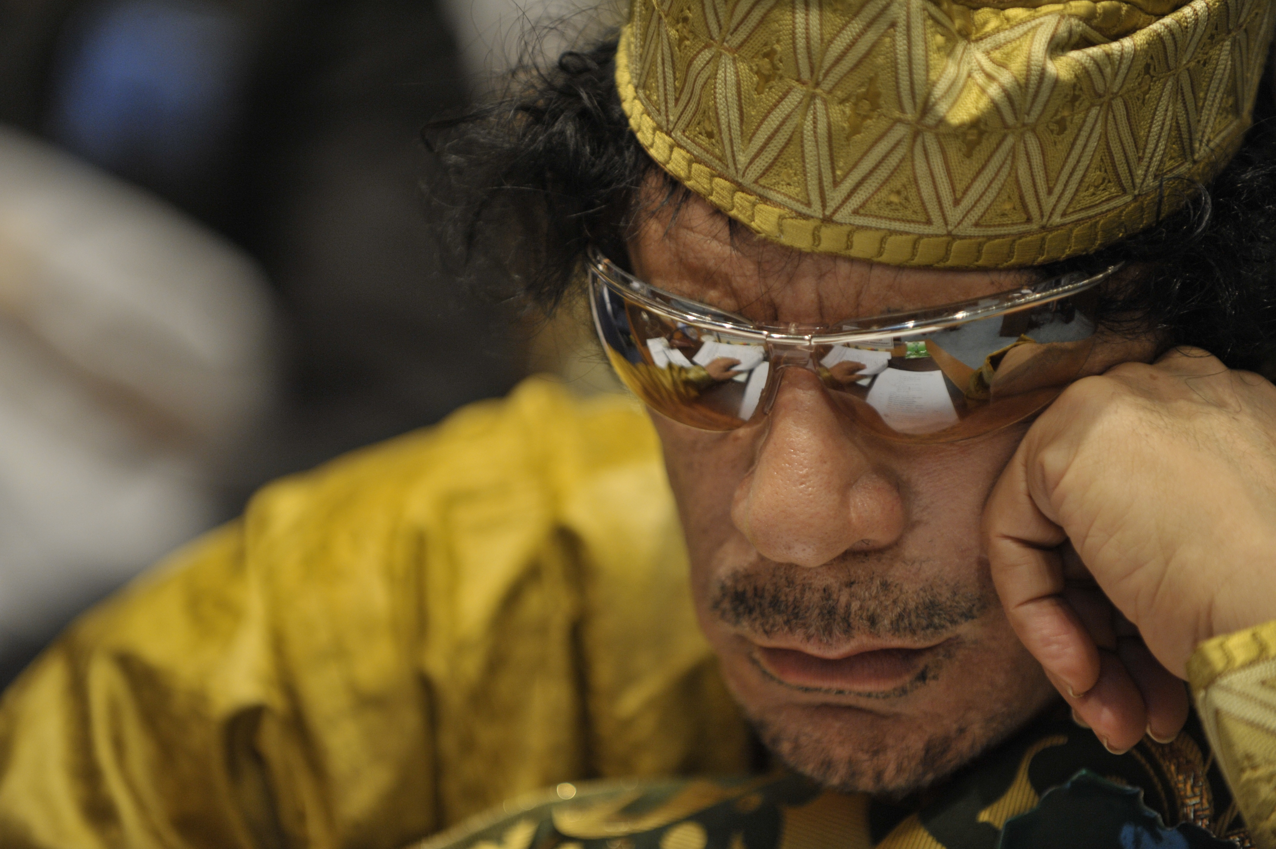Muammar_al-Gaddafi,_12th_AU_Summit,_090202-N-0506A-324 - Wiki Commons