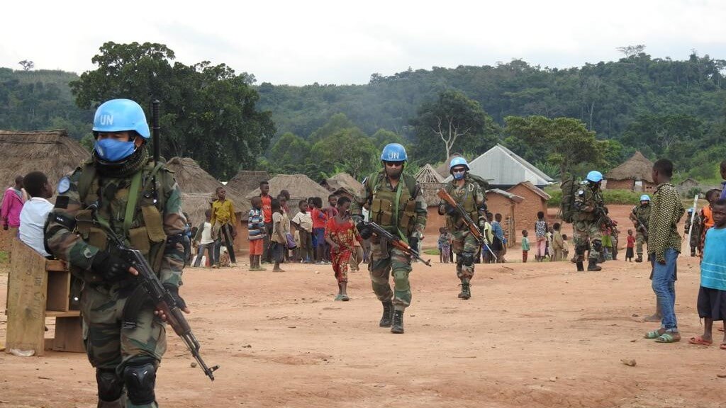 MONUSCO peacekeepers in Mukeberwa in the North Kivu province in DR Congo.  MONUSCO Photos