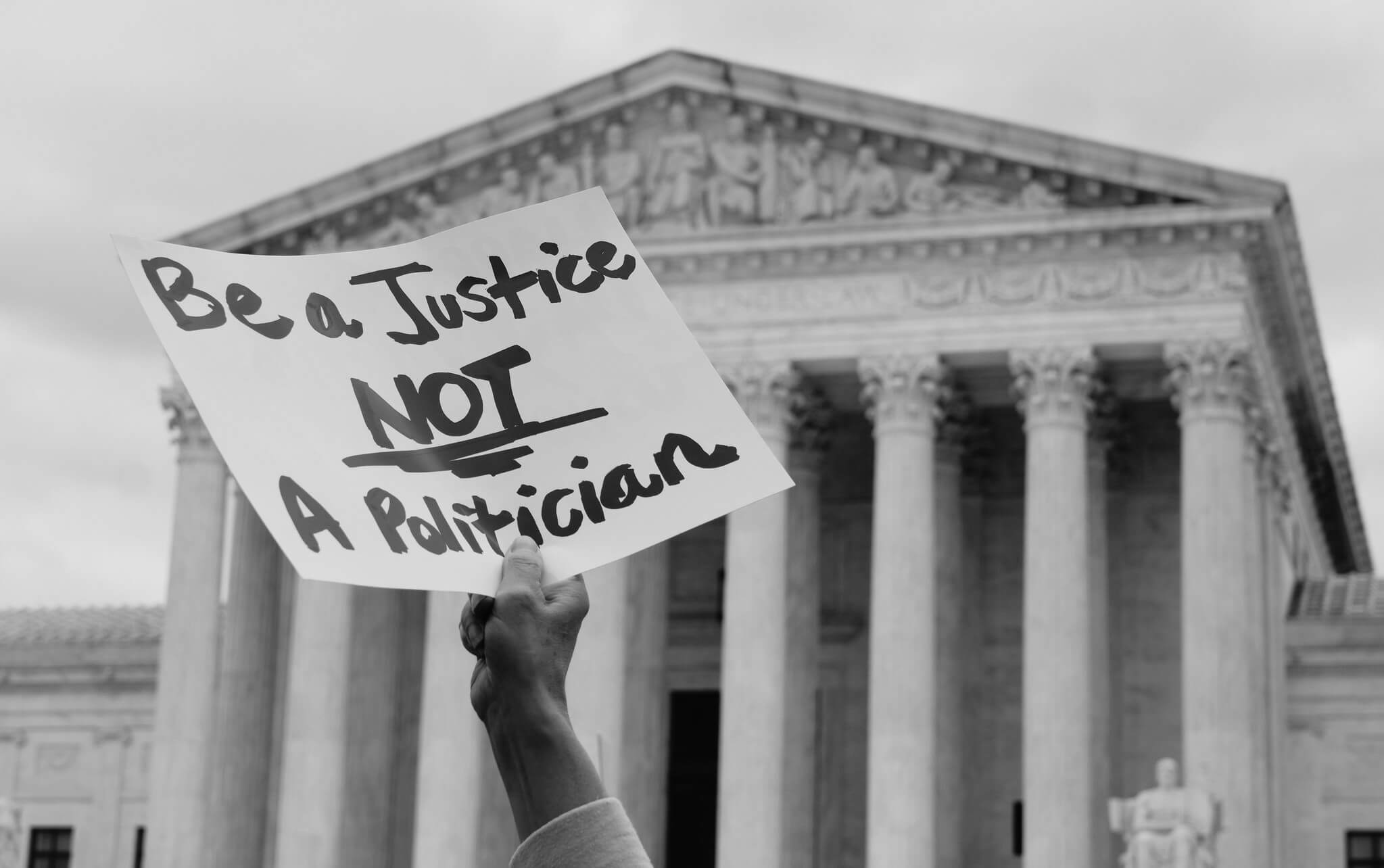 Protest bij de Supreme Court in Washington tegen het omkeren van de beslissing in Roe v. Wade op 8 mei (moederdag) 2022. Victoria Pickering - Flickr 