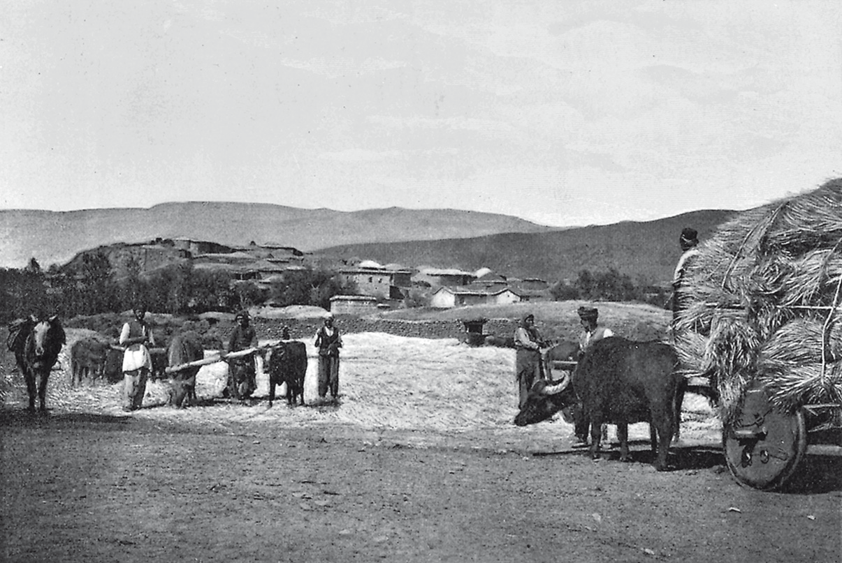 Het Armeense dorp Bitlis Vilayet in 1901. Wikimediacommons