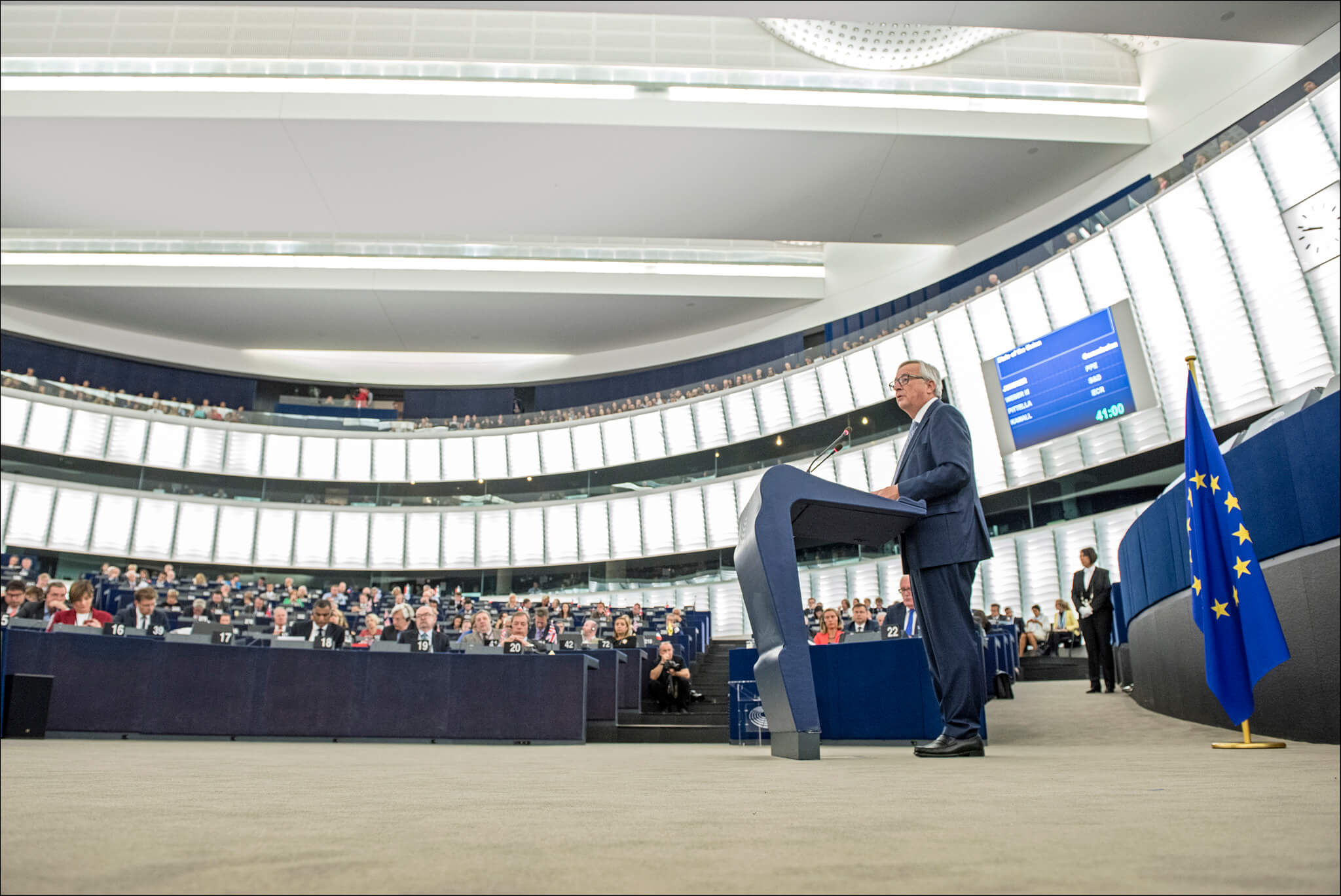 Jean-Claude Juncker in het Europees Parlement - Europees Parlement