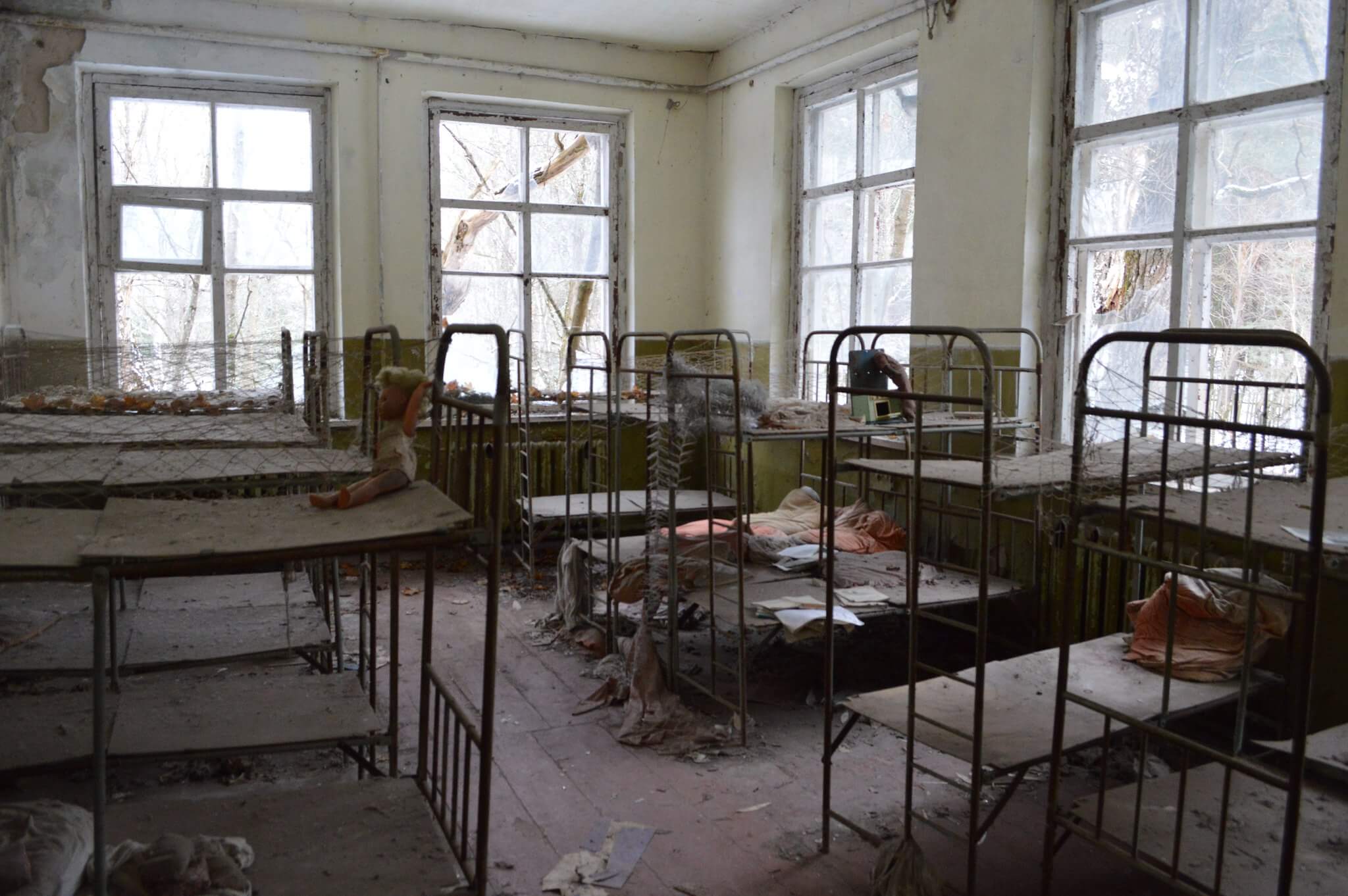 Deserted dorm in Chernobyl. © Flickr / Ian Bancroft 