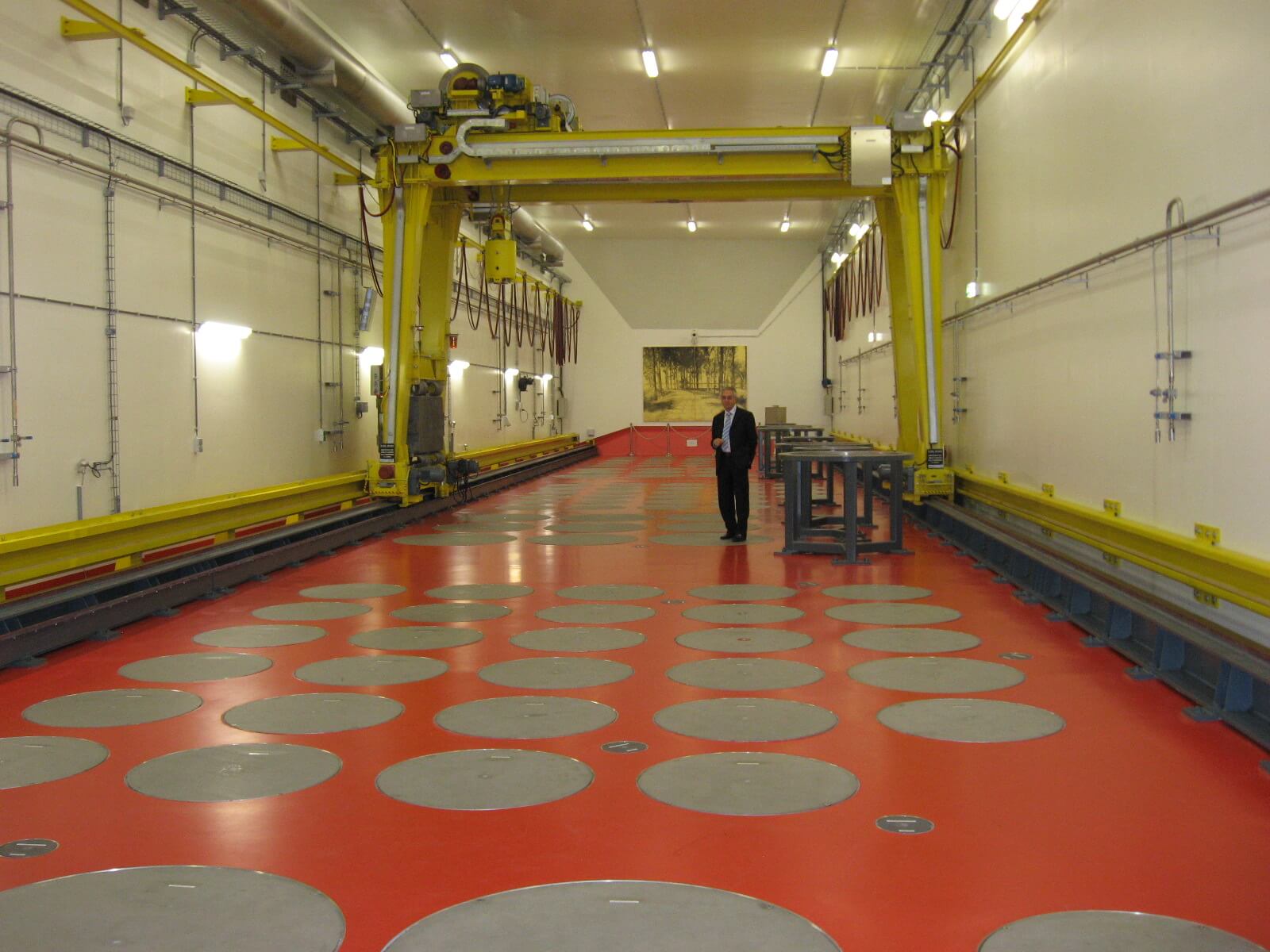 De locatie in de kerncentrale Borssele waar het hoog-radioactieve afval wordt opgeslagen. RNW.org - Flickr