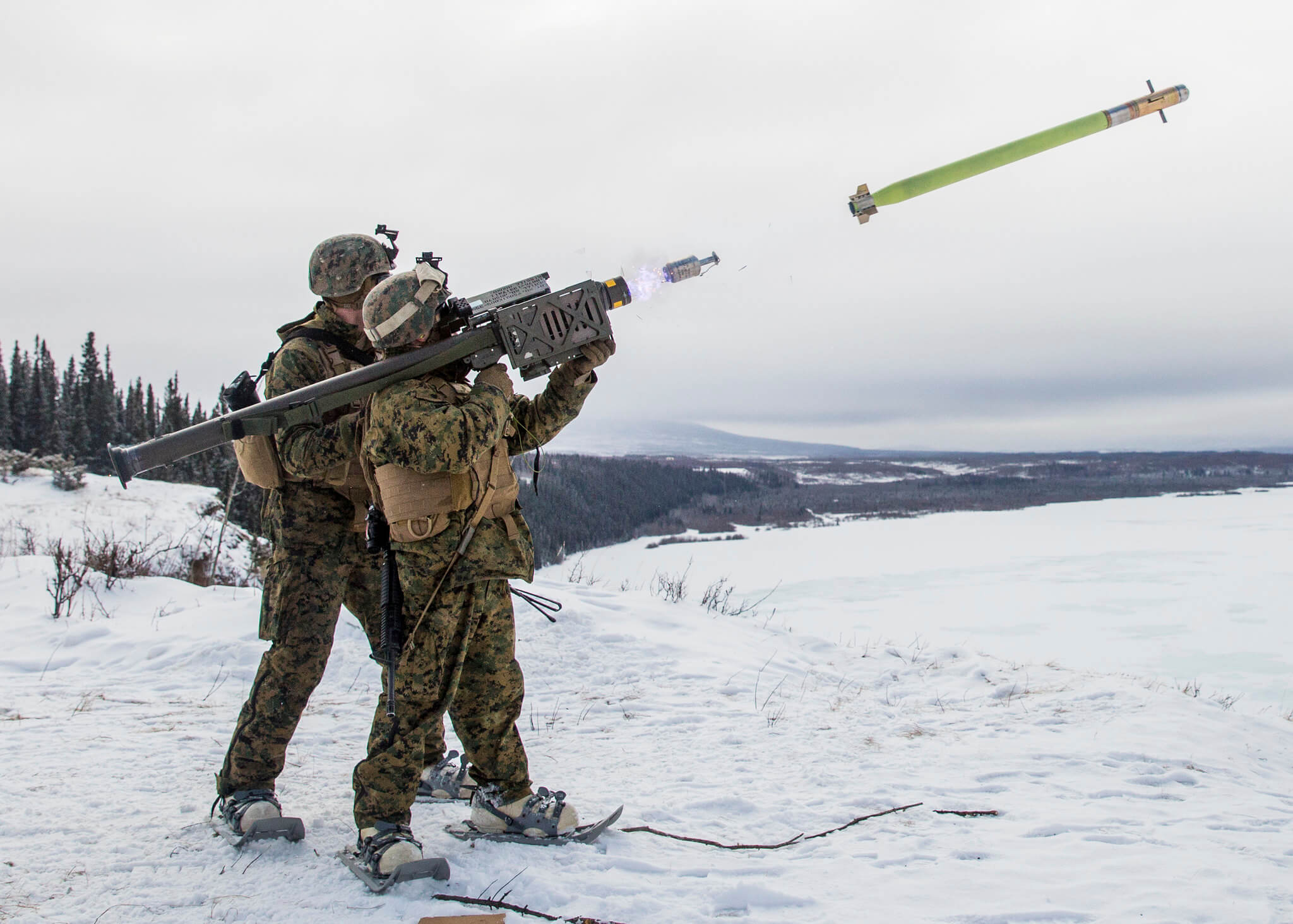 Tack - U.S. Marines fire an FIM-92 Stinger missile during exercise in 2018. U.S. Indo-Pacific Command