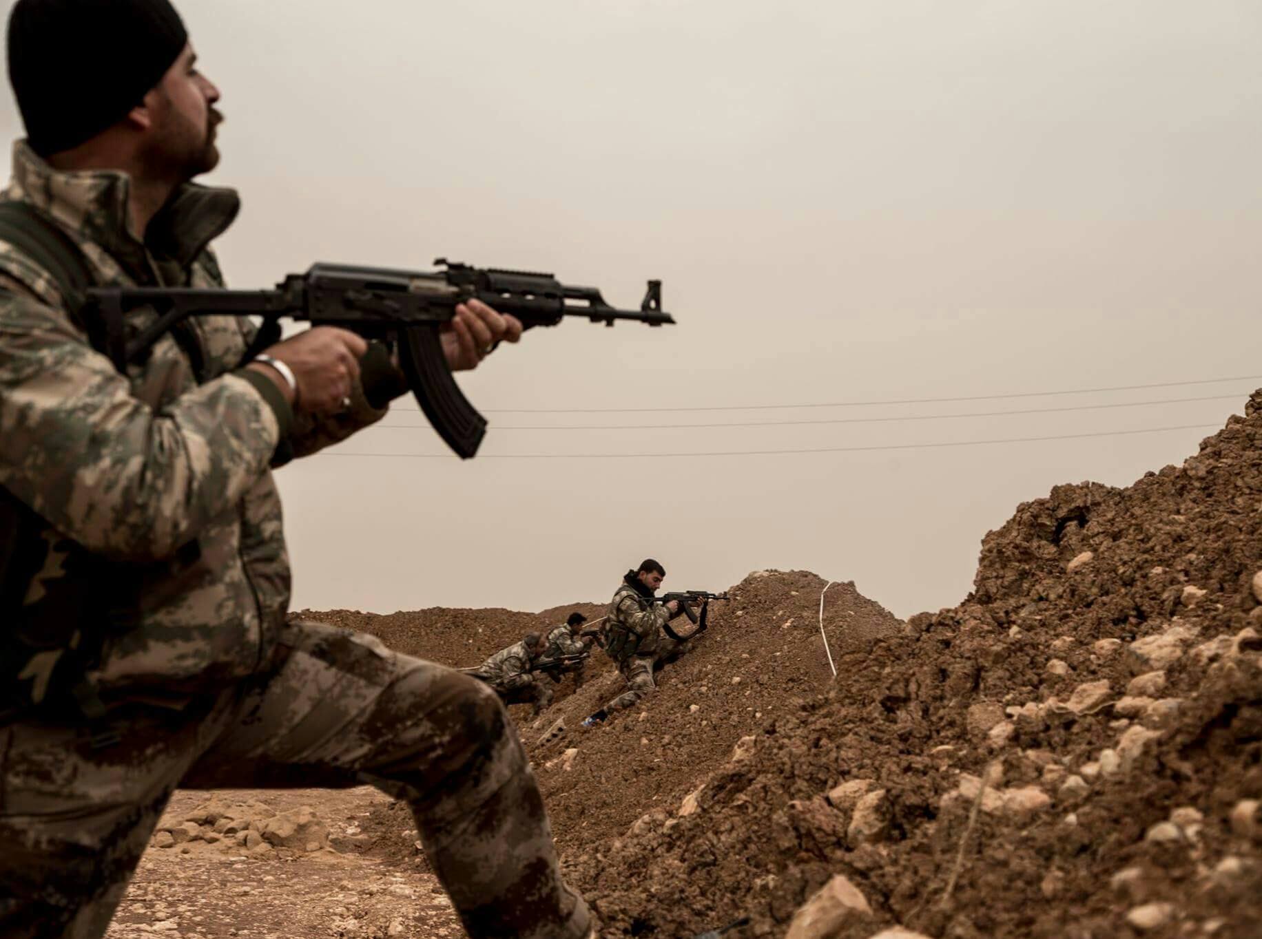 Ugur-Koerdische YPG-strijders in Syrië in 2018. © Kurdishstruggle - Flickr