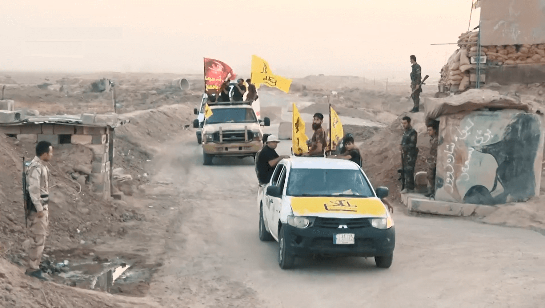Ugur-Militia in Irak tijdens het Hawija-offensief in 2017. Wikimedia