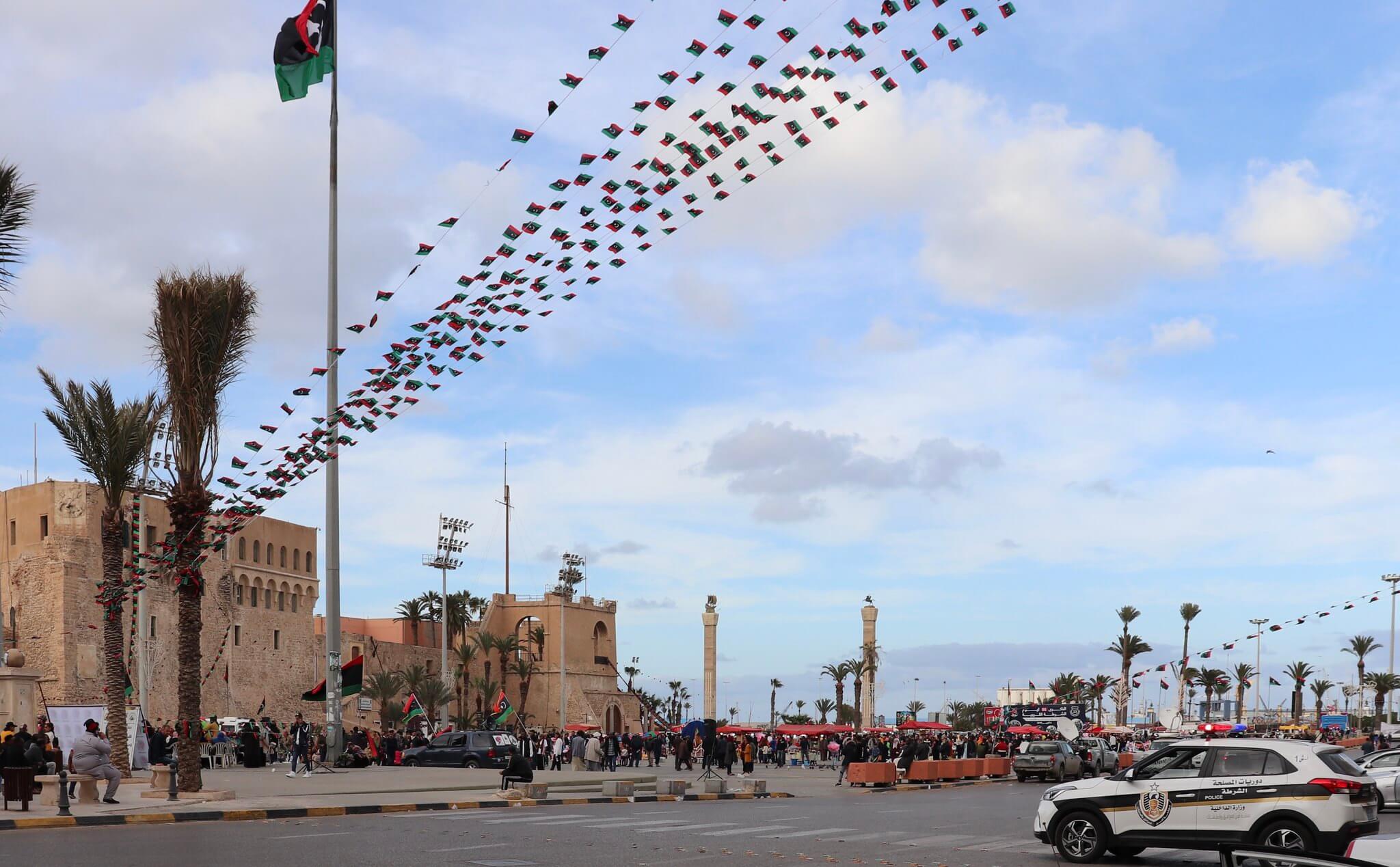 Tripoli main square in February 2020. Ziad Fhema