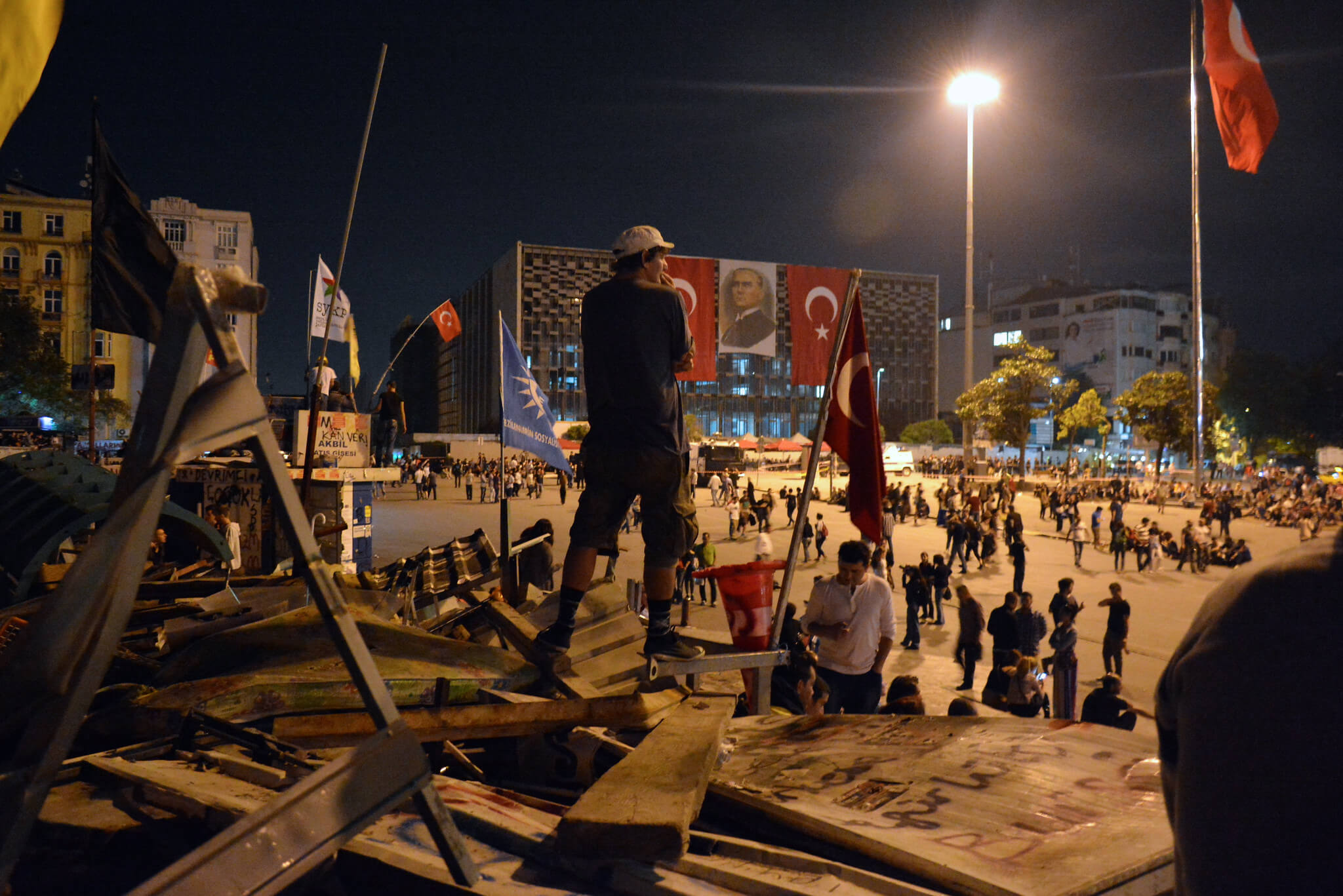 VandeWijdeven - Protest bij het Gezipark in Istanboel in 2013. Meg Rutherford - Flickr