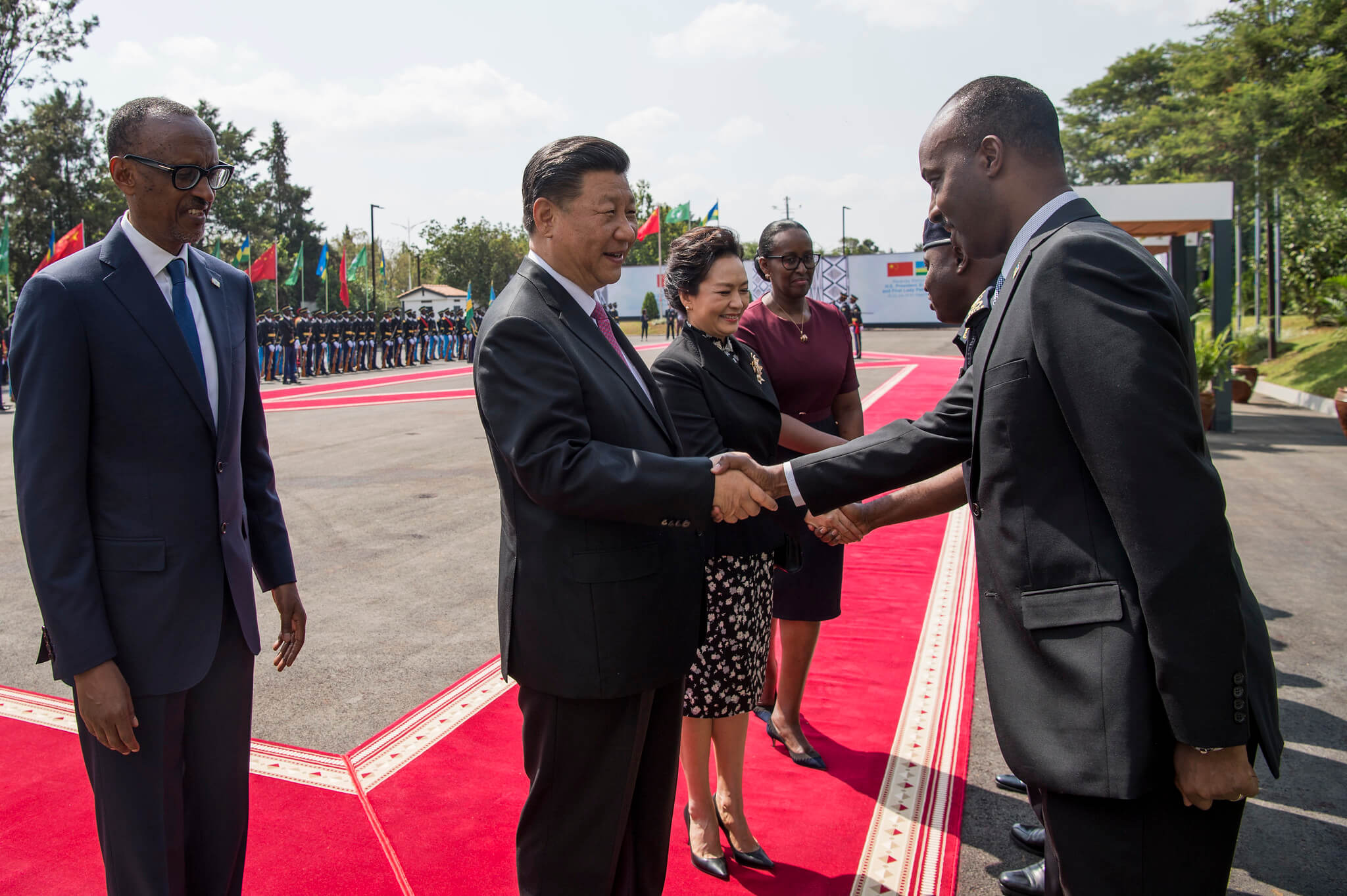 President Xi Jinping visits Rwanda in 2018. © Flickr / Paul Kagame